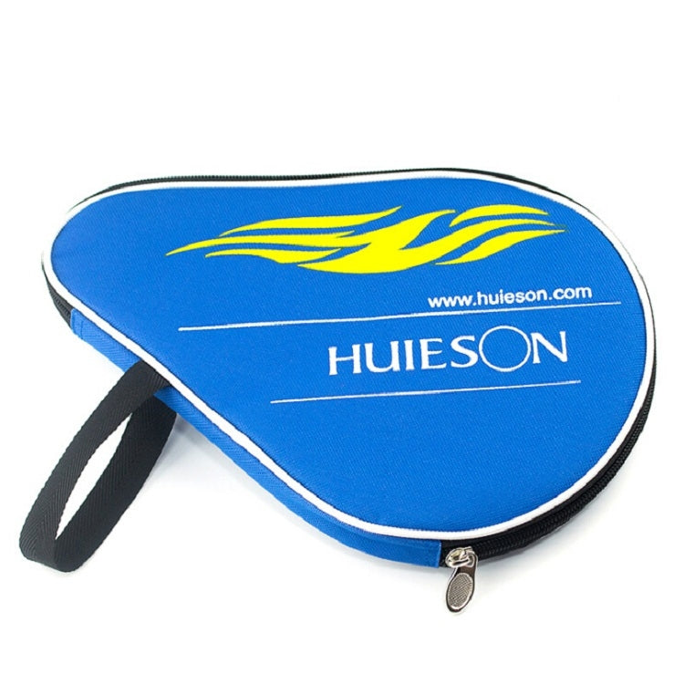 HUIESON HS-PT-H02 Gourd-shaped Zipper Oxford Cloth Single Table Tennis Racket with Ball Bag, Size: 30x20.5cm
