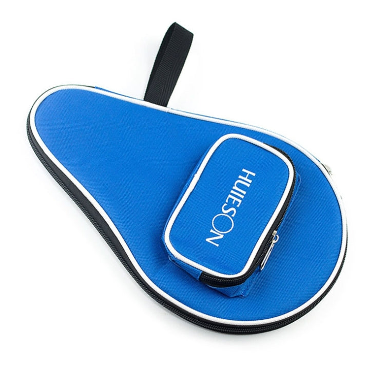 HUIESON HS-PT-H02 Gourd-shaped Zipper Oxford Cloth Single Table Tennis Racket with Ball Bag, Size: 30x20.5cm