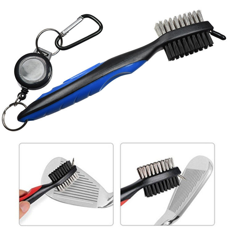 2 PCS Golf Club Brush Ball Slot Cleaning Brush Cleaning Set
