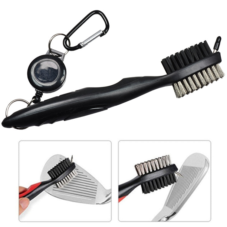 2 PCS Golf Club Brush Ball Slot Cleaning Brush Cleaning Set