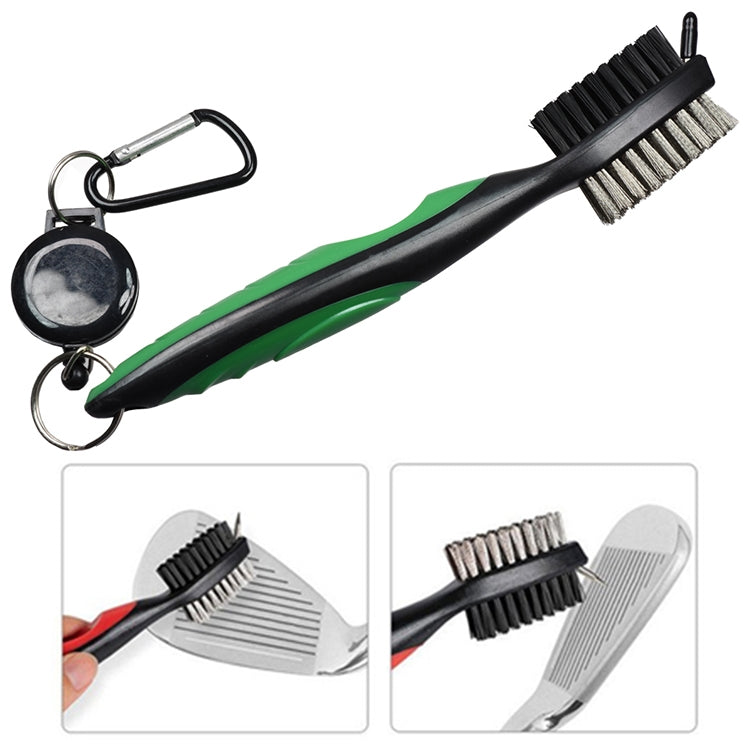 2 PCS Golf Club Brush Ball Slot Cleaning Brush Cleaning Set