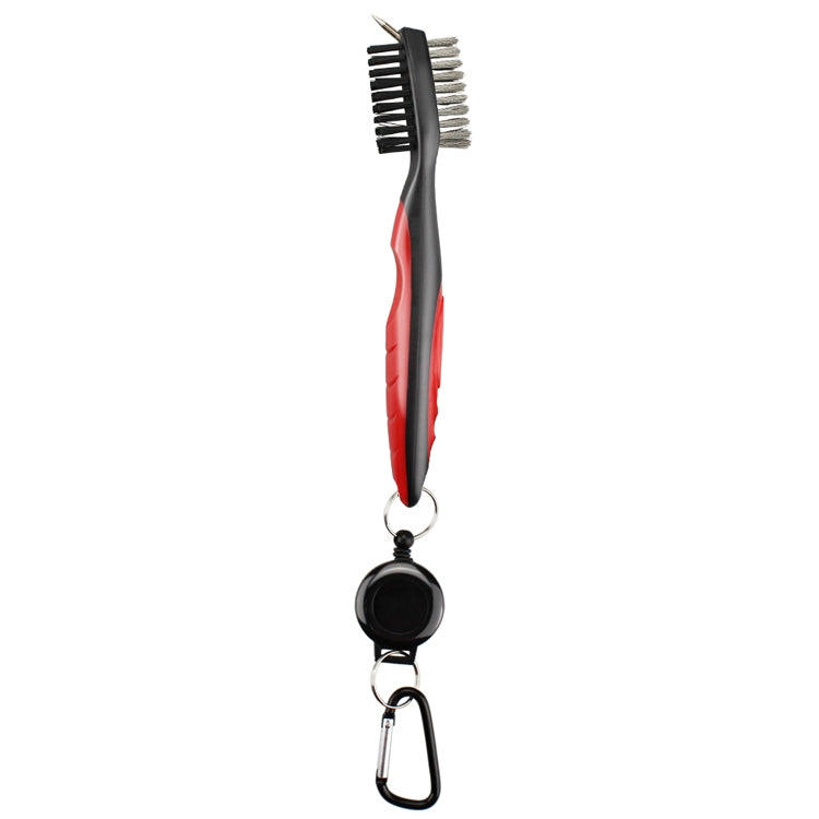 2 PCS Golf Club Brush Ball Slot Cleaning Brush Cleaning Set