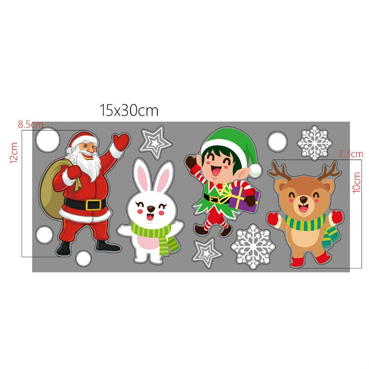Wall Stickers Electrostatic Window Glass Stickers Christmas Stickers