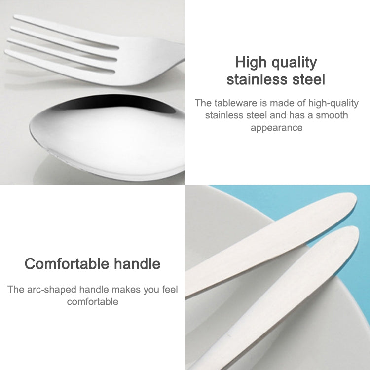 ASD88 4 Pcs/Set Stainless Steel Fork Spoon Chopsticks Travel Camping Cutlery Tools Tableware