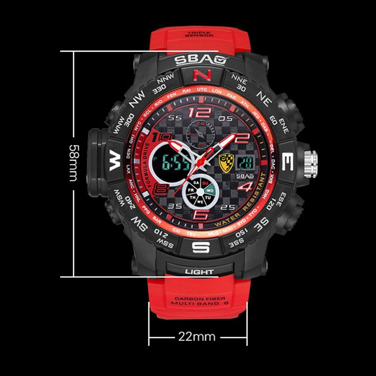 Men Watch Multi-Function Waterproof Sports Watches Fashion Casual Student Digital Wristwatches