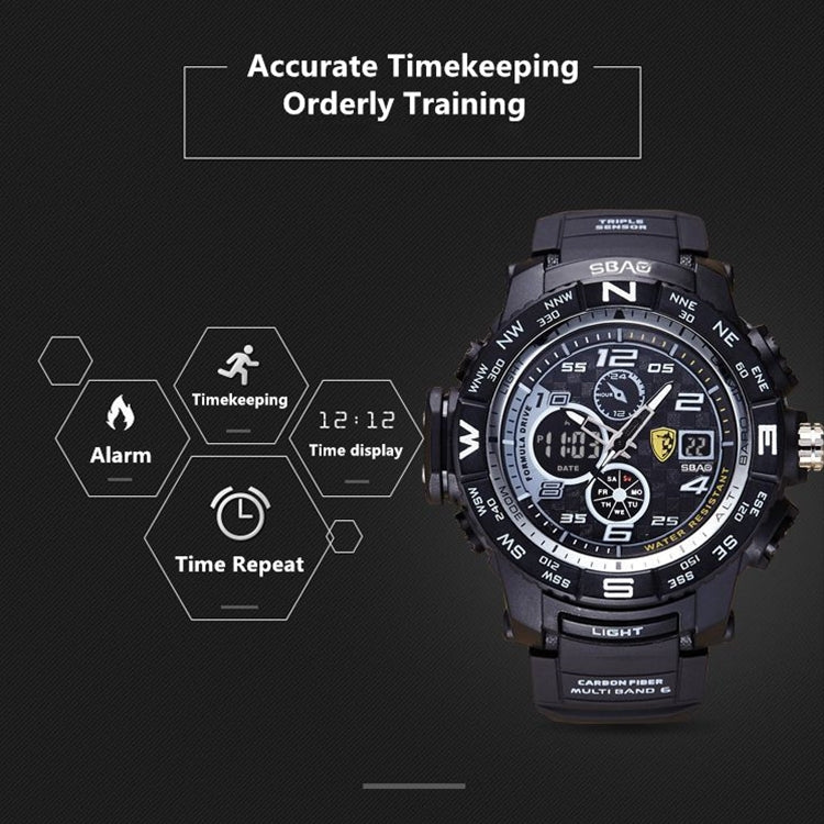 Men Watch Multi-Function Waterproof Sports Watches Fashion Casual Student Digital Wristwatches