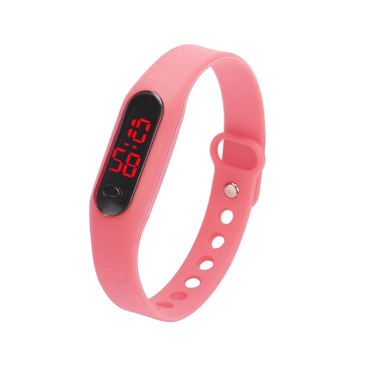 Delicate Sports Watches Rubber LED Women Mens Date Sports Bracelet Digital Wrist Watch