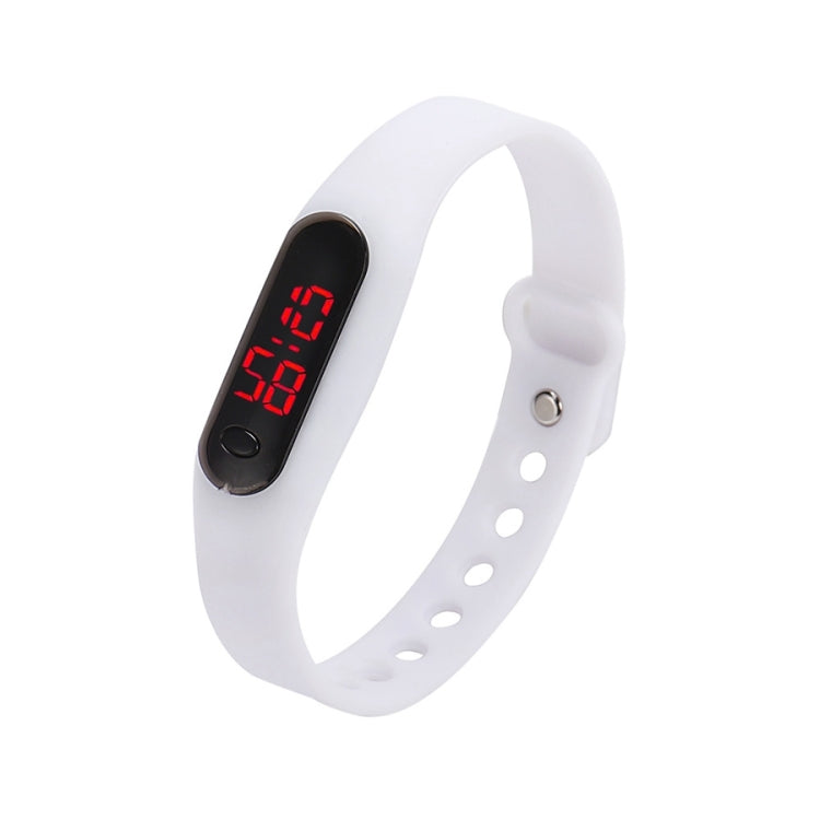 Delicate Sports Watches Rubber LED Women Mens Date Sports Bracelet Digital Wrist Watch
