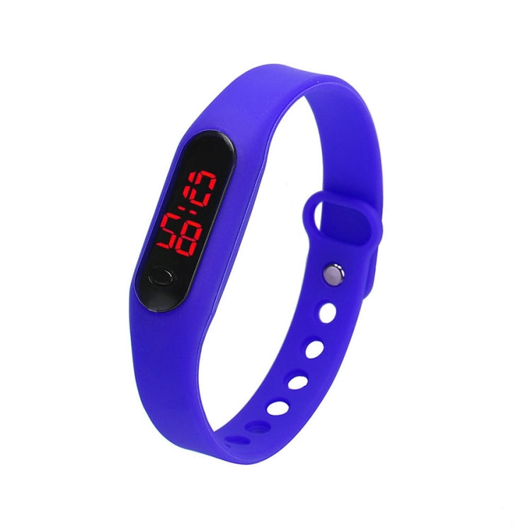 Delicate Sports Watches Rubber LED Women Mens Date Sports Bracelet Digital Wrist Watch