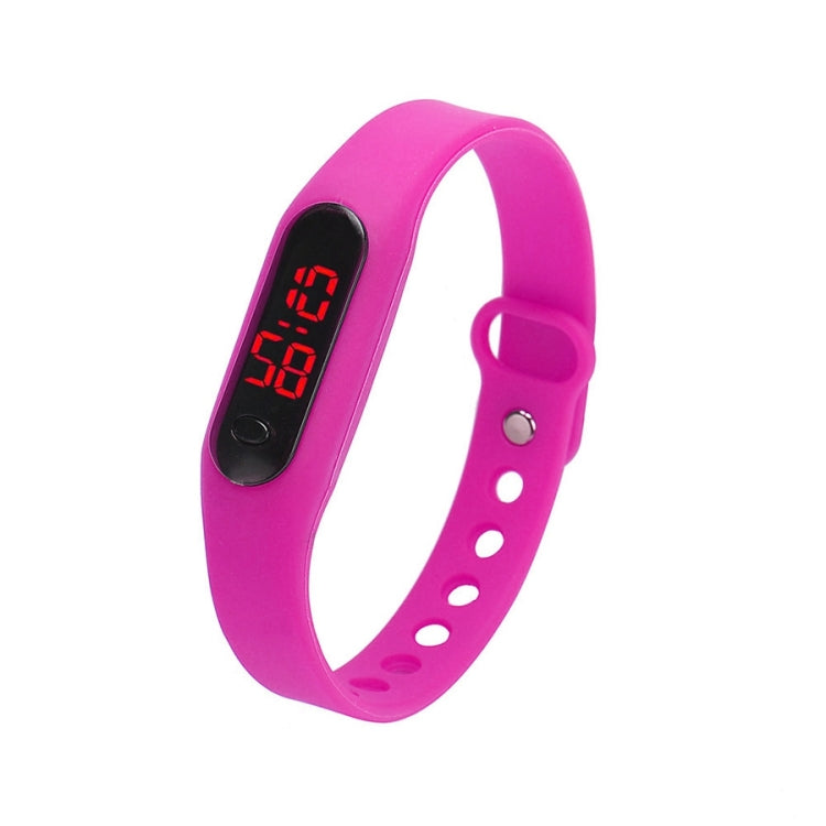 Delicate Sports Watches Rubber LED Women Mens Date Sports Bracelet Digital Wrist Watch