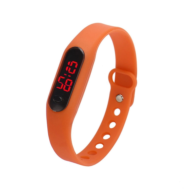 Delicate Sports Watches Rubber LED Women Mens Date Sports Bracelet Digital Wrist Watch