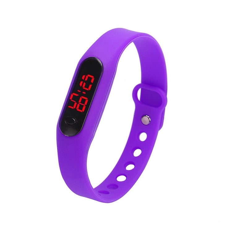 Delicate Sports Watches Rubber LED Women Mens Date Sports Bracelet Digital Wrist Watch
