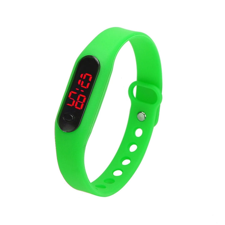 Delicate Sports Watches Rubber LED Women Mens Date Sports Bracelet Digital Wrist Watch