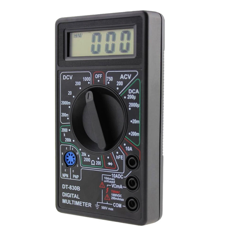 DT-830B Handheld Digital Multimeter Ammeter Voltmeter Digital Display Universal Tester Meter