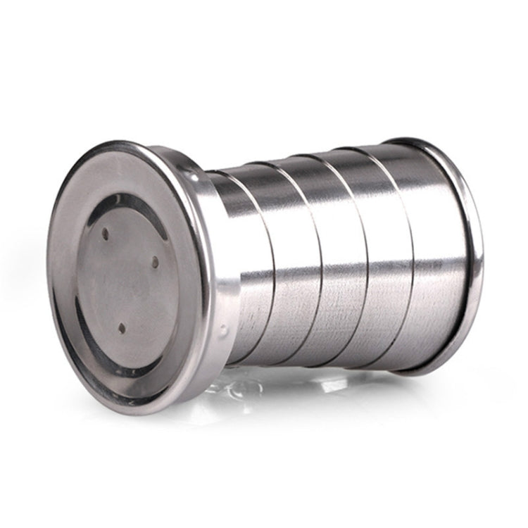 Stainless Steel Camping Folding Cup Traveling Outdoor Camping Hiking Mug Portable Collapsible Cup S 60ML