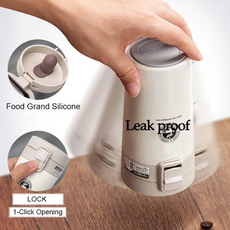 Double Wall Stainless Steel Vacuum Flasks 380ml Car Thermo Cup Coffee Tea Travel Mug Thermol Bottle, Capacity:380ml