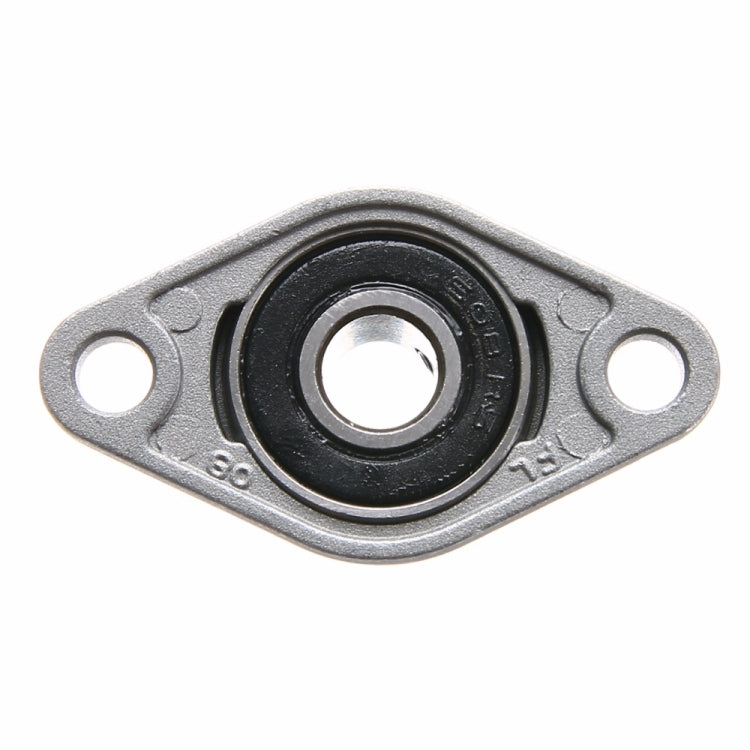 2 PCS  Diamond KFL-08 000 001 Bearing Housing Zinc Alloy Miniature Housing Bearing 3D Printer Accessories Universal, Size:KFL08 (inner diameter 8)