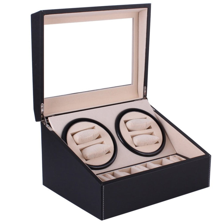 Automatic Mechanical Watch Winders PU Leather Storage Box Watch Display Jewelry Winder Box