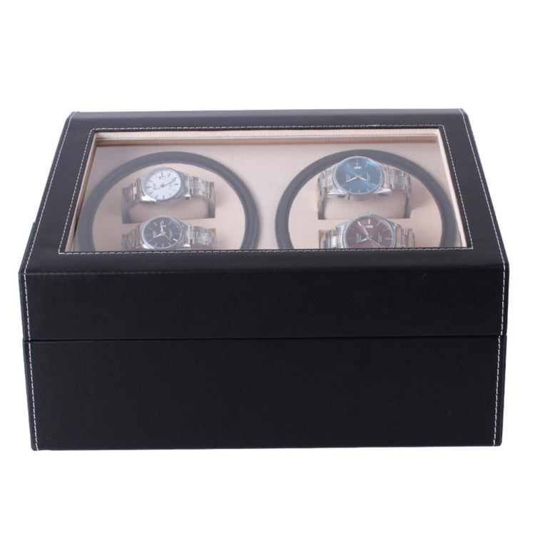 Automatic Mechanical Watch Winders PU Leather Storage Box Watch Display Jewelry Winder Box