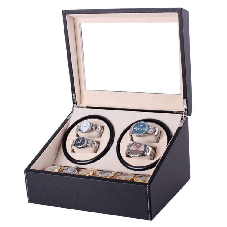Automatic Mechanical Watch Winders PU Leather Storage Box Watch Display Jewelry Winder Box