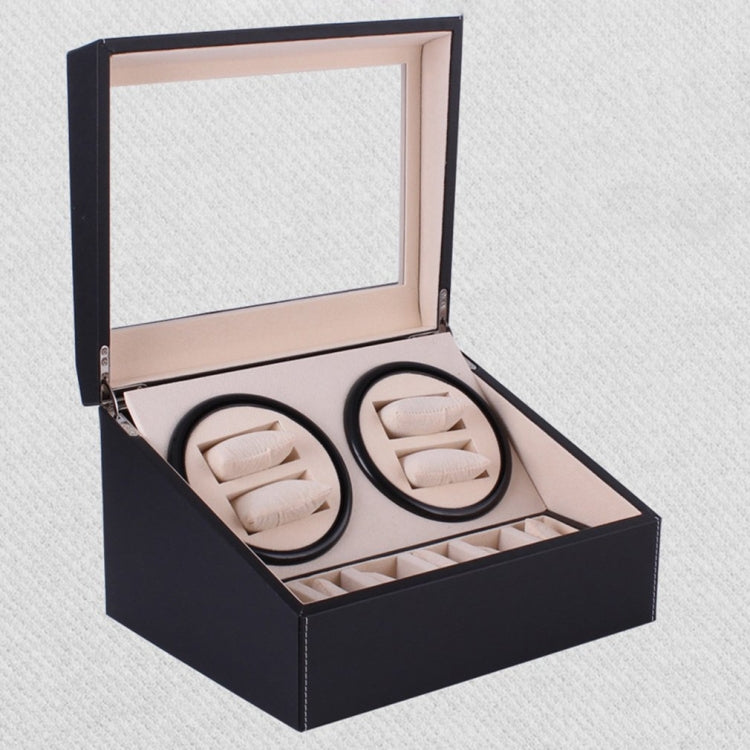 Automatic Mechanical Watch Winders PU Leather Storage Box Watch Display Jewelry Winder Box