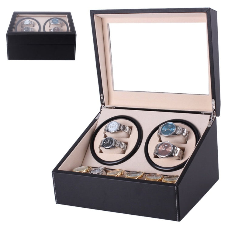 Automatic Mechanical Watch Winders PU Leather Storage Box Watch Display Jewelry Winder Box