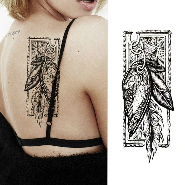 2 PCS Small Full Arm Temporary Waterproof Tattoo Stickers