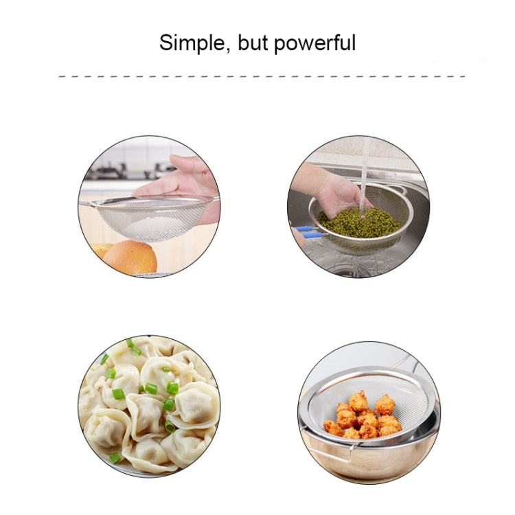 304 Stainless Steel Net Leak Noodles And Dumplings Filter Fried Colander Mesh Screen