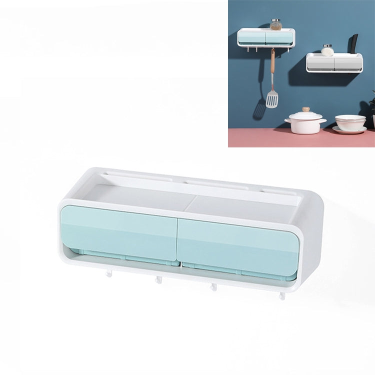 Kitchen Rack Wall-mounted No-punch Storage Knife Condiment Storage Rack