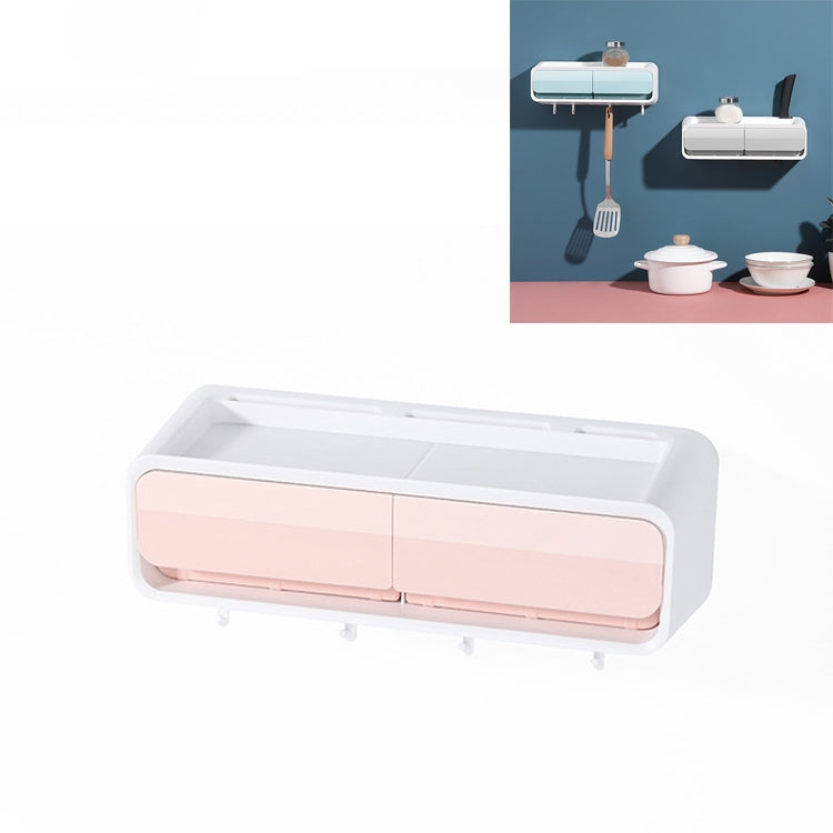 Kitchen Rack Wall-mounted No-punch Storage Knife Condiment Storage Rack