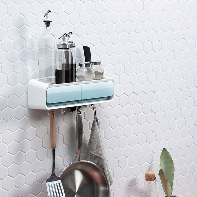 Kitchen Rack Wall-mounted No-punch Storage Knife Condiment Storage Rack