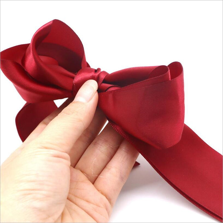 3PCS Women Rubber Bands Tiara Satin Ribbon Bow Hair Band Rope Scrunchie Ponytail Holder