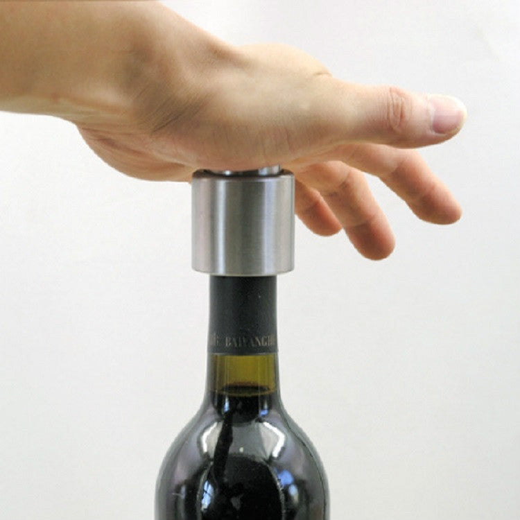 Push Stainless Steel Red Wine Stopper Champagne Stopper, Style:Champagne Stopper
