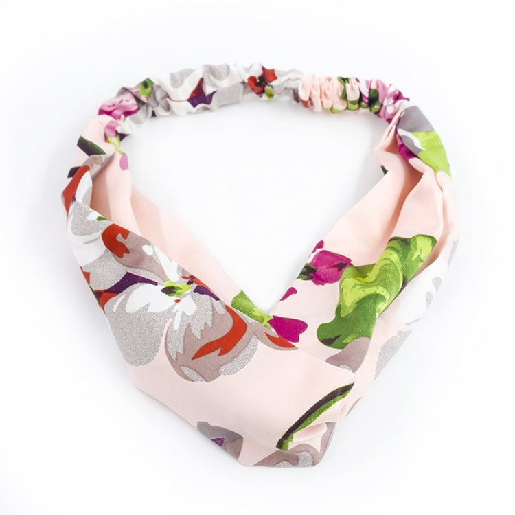 Women Summer Bohemian Hair Bands Retro Cross Bandanas Hair Accessories
