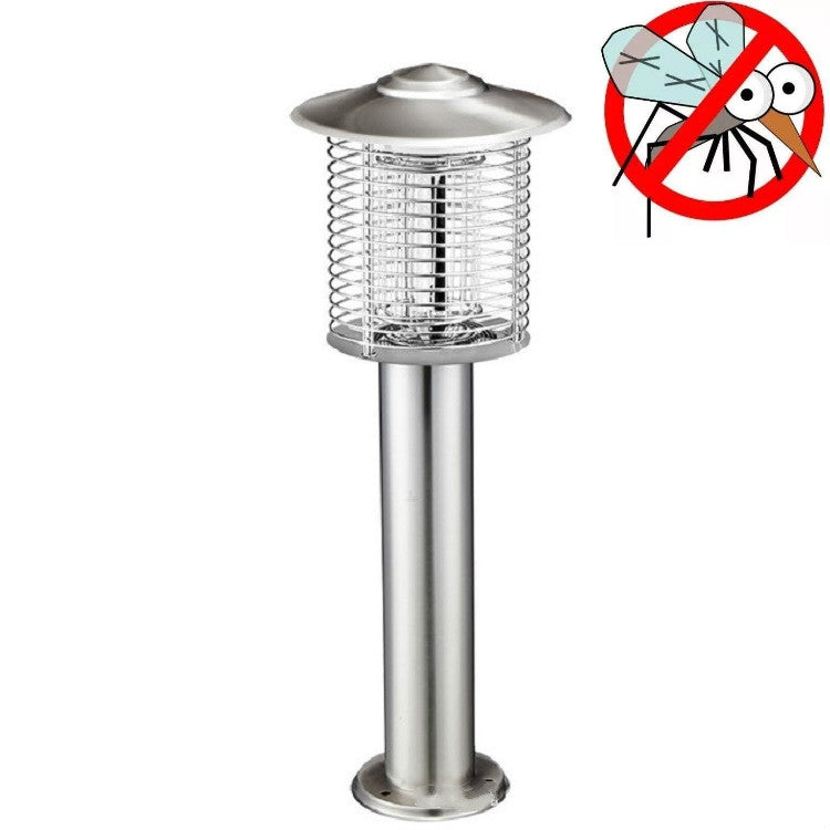 Outdoor Courtyard Garden Waterproof Outdoor Mosquito Repellent Lamp, Color:DW01 Silver