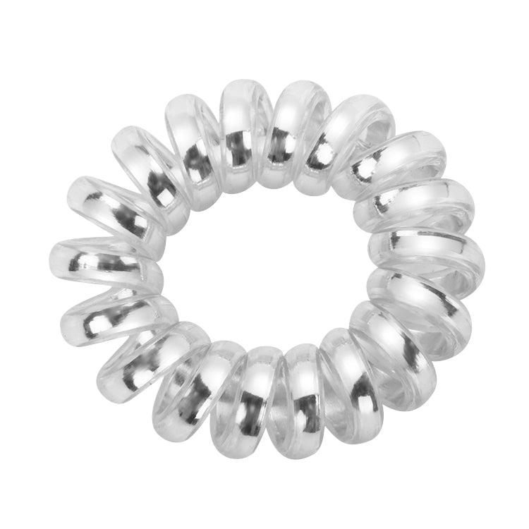 10 PCS Multicolor Elastic Hair Bands Spiral Shape Ponytail Hair Ties Rubber Band Hair Rope Telephone Wire Hair Accessories