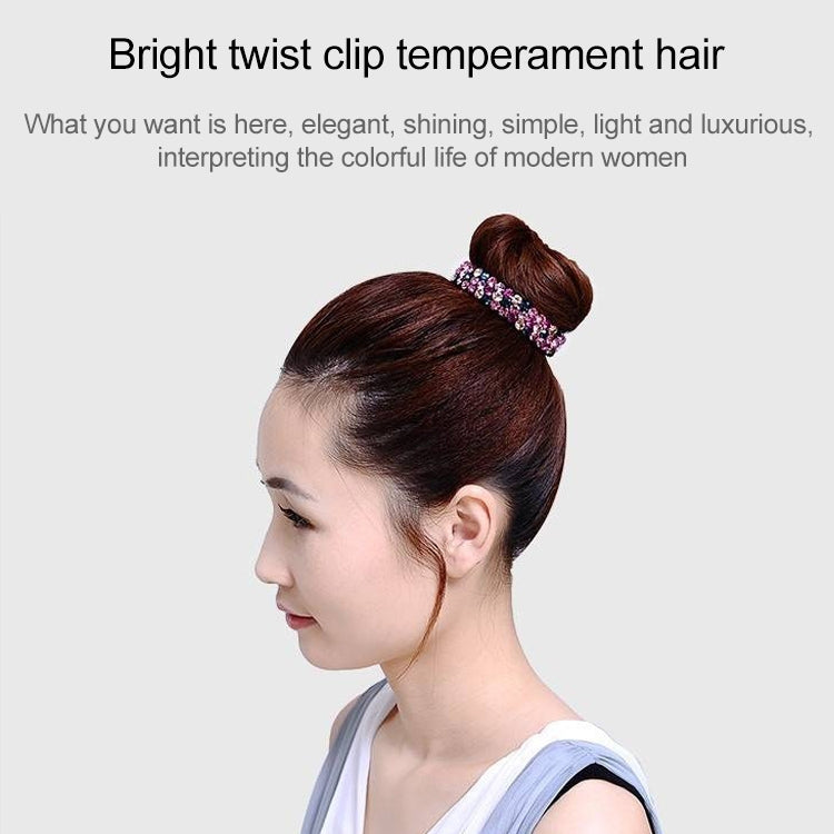 Meatball Hair Accessories Women Hair Claws Headwear Rhinestone Flower Hairpin Bird Nest Type Twist Clip