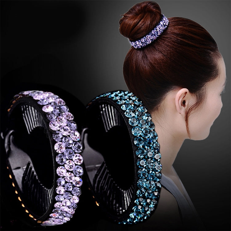 Meatball Hair Accessories Women Hair Claws Headwear Rhinestone Flower Hairpin Bird Nest Type Twist Clip