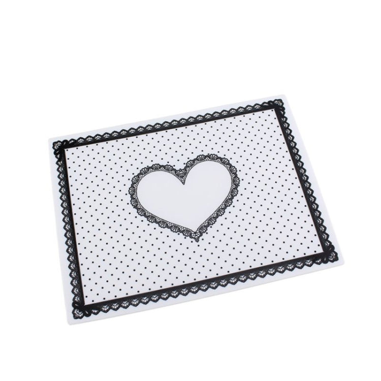 Nail Art Salon Manicure Silicone Pillow Hand Holder Cushion Lace Table Washable Foldable Mat