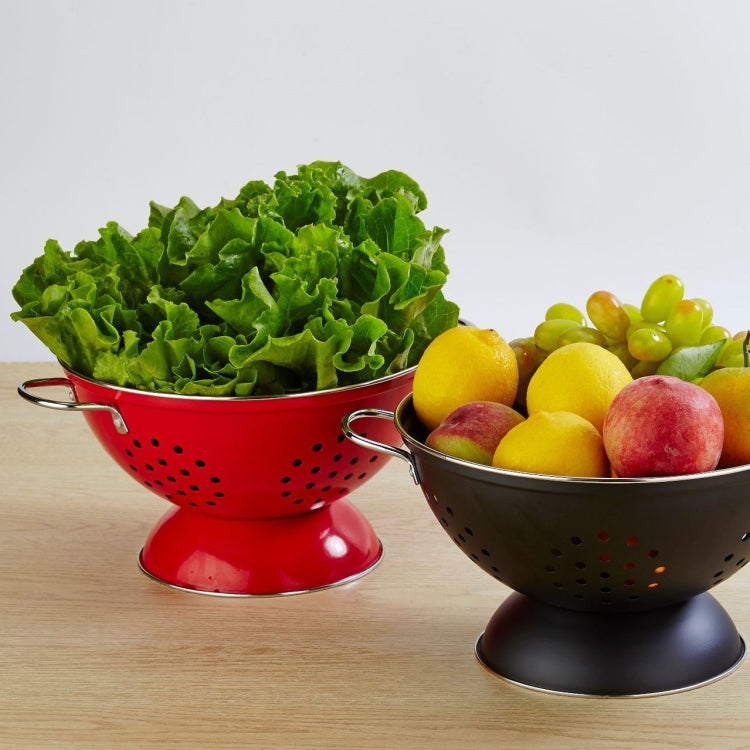 Stainless Steel Round Double Ear Fruit Plate Tray