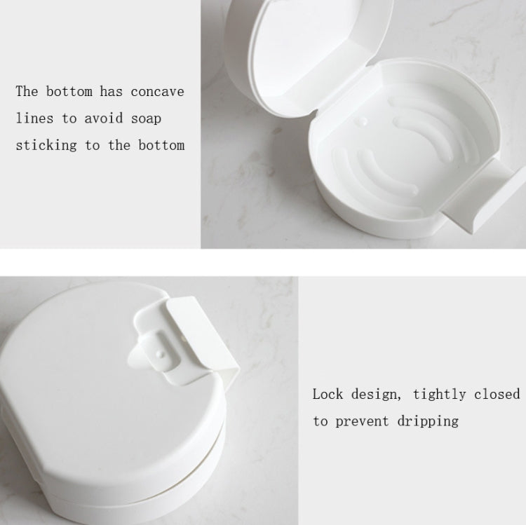 6 PCS Travel Portable Soap Box Household Soap Storage Box With Lid