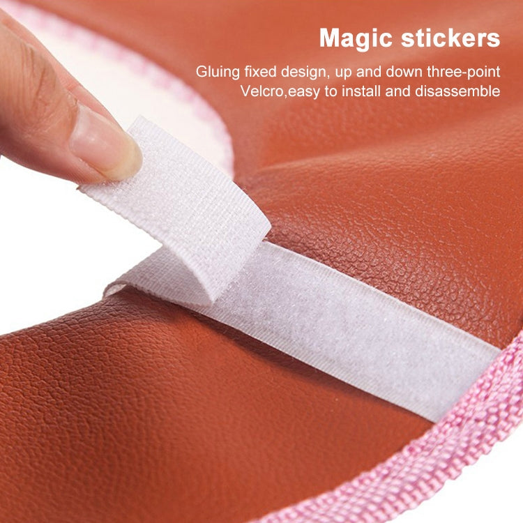2 PCS Coral Velvet Thick Warm Toilet Cushion Sticky Buckle Waterproof Toilet Seat