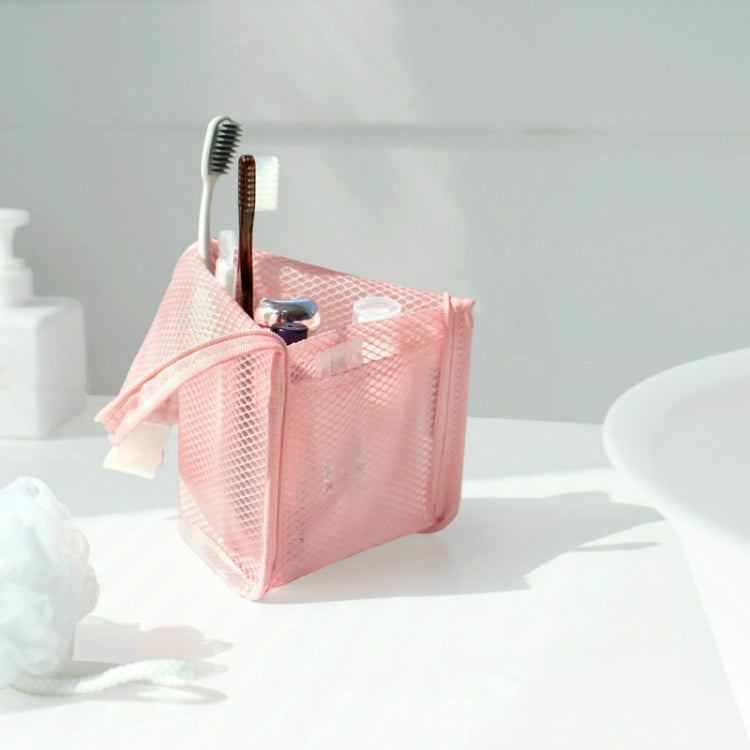 Travel Toiletries Storage Bag Cosmetic Brush Waterproof Handbag Random Colour