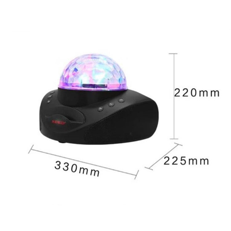 SDRD SD-308 2 in 1 Family KTV Portable Wireless Live Dual Microphone + Bluetooth Speaker