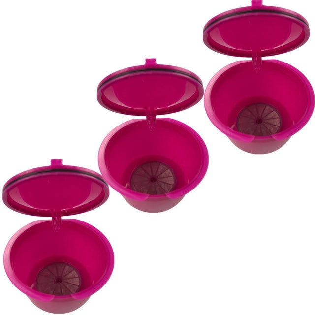 3 PCS Coffee Machine Universal Capsule Cup Over-treatment Cup Coffee Filter
