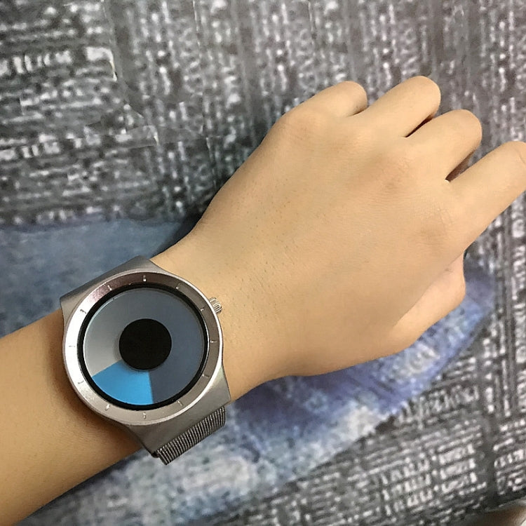 2 PCS Creative Swirl Design Luminous Watch withouPointer