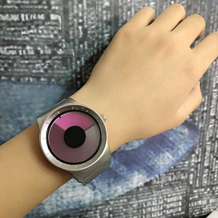 2 PCS Creative Swirl Design Luminous Watch withouPointer