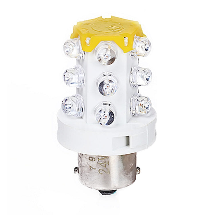 B15 15 LEDs Small Bulb LED Warning Light, Random Color Delivery, Voltage:24V