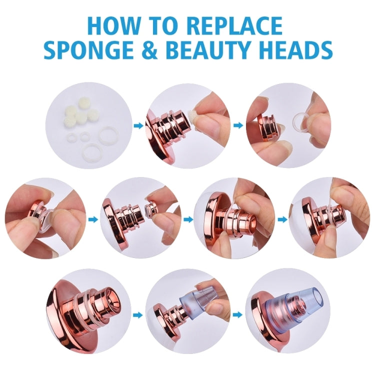 Blackhead Remover Skin Care Pore Vacuum Acne Pimple Removal Vacuum Suction Tool Facial Diamond Dermabrasion Machine Face Clean