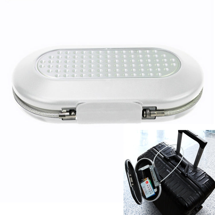 Portable Mini Safe Password Storage Box  with Flexible Steel Handle